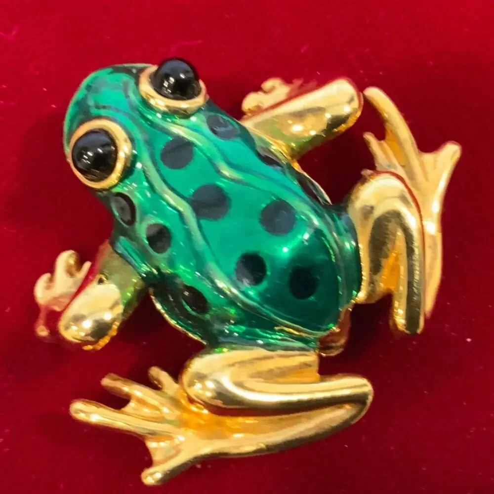 Vintage Frog Brooch